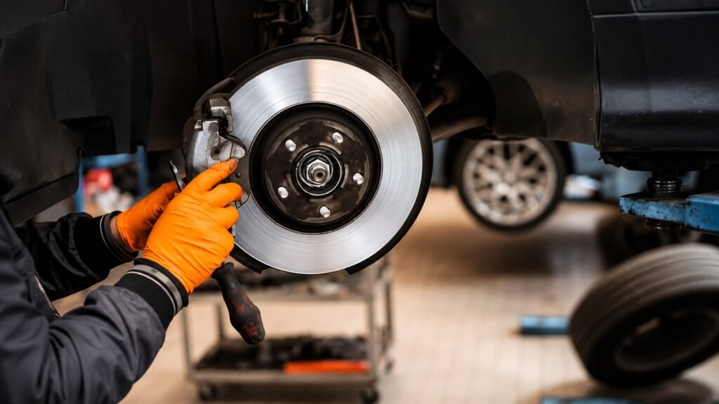 Brake pad replacement service in Oceanside CA with professional brake repair and brake inspection by Leo's Auto Repair